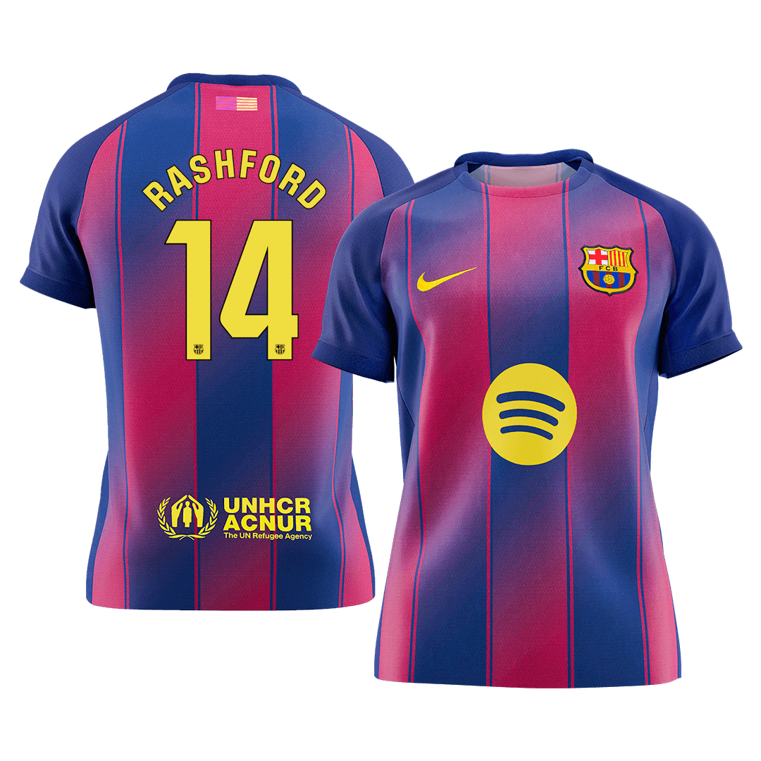 RASHFORD #14 Mens Barcelona Home Jersey 2025/26