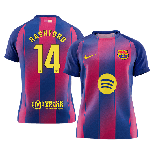 RASHFORD #14 Mens Barcelona Home Jersey 2025/26
