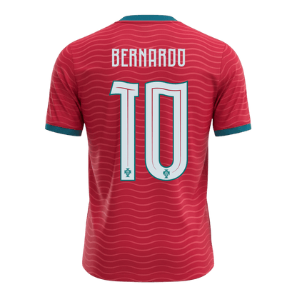BERNARDO #10 Mens Portugal World Cup Home Jersey 2026
