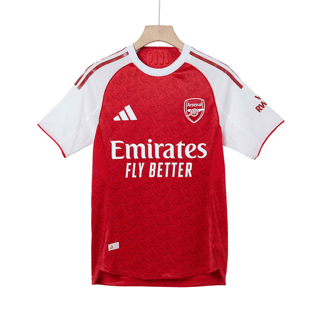 RICE #41 Mens Arsenal Home Jersey 2025/26 - Player Version (Slim Fit)