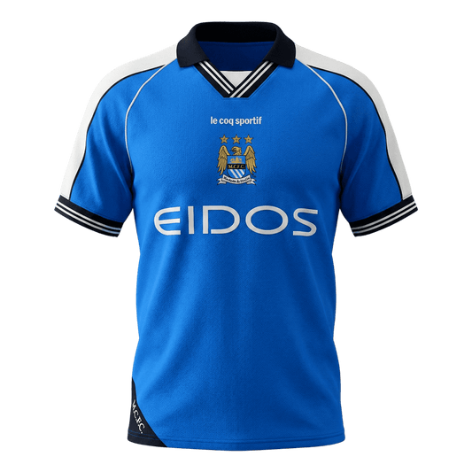 Retro 1999/01 Mens Manchester City Home Jersey