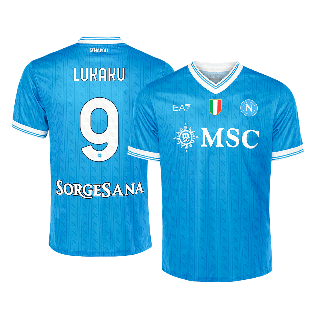 LUKAKU #9 Mens Napoli Home Jersey 2025/26