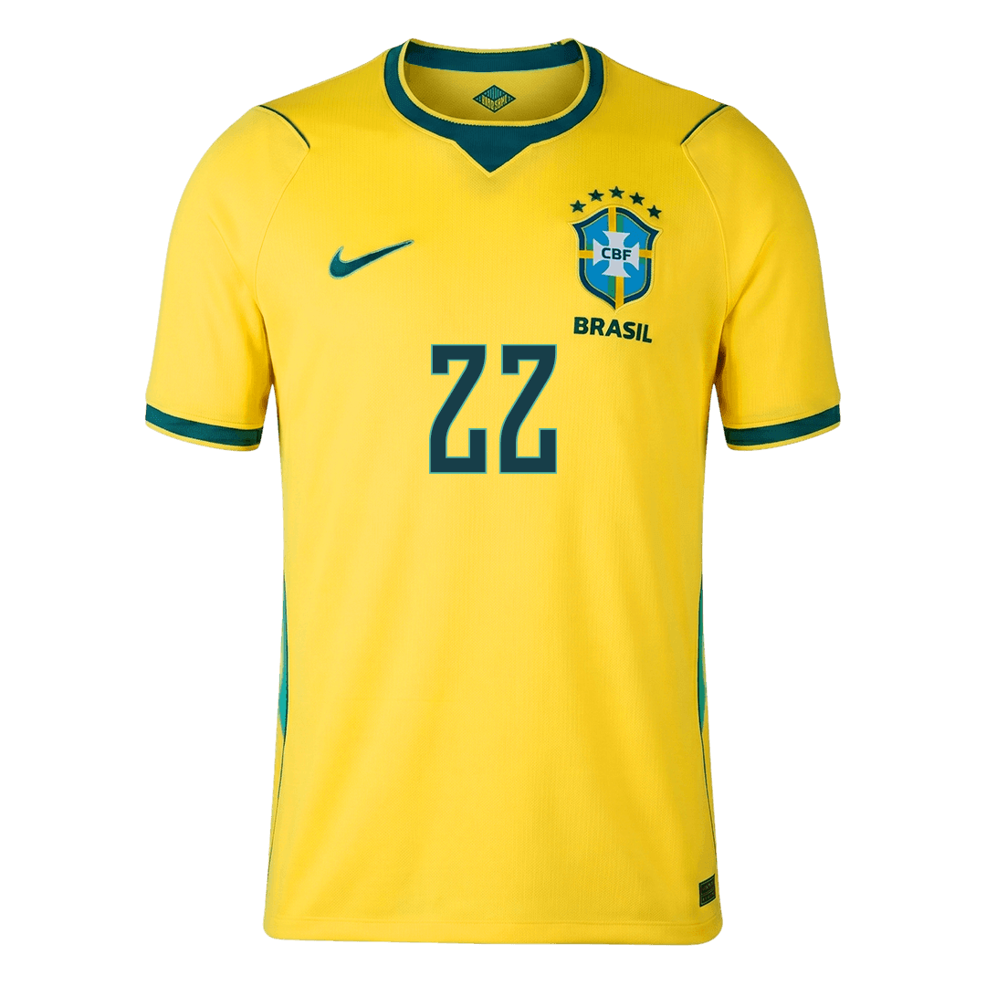 JOÃO PEDRO #22 Mens Brazil World Cup Home Jersey 2026