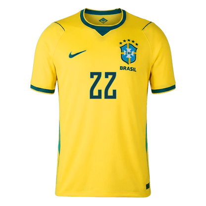 JOÃO PEDRO #22 Mens Brazil World Cup Home Jersey 2026