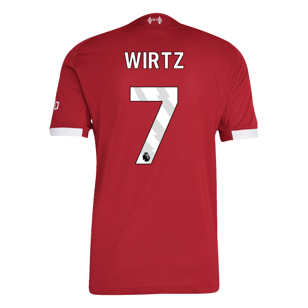 WIRTZ #7 Mens Liverpool Home Jersey 2025/26 - Player Version (Slim Fit)