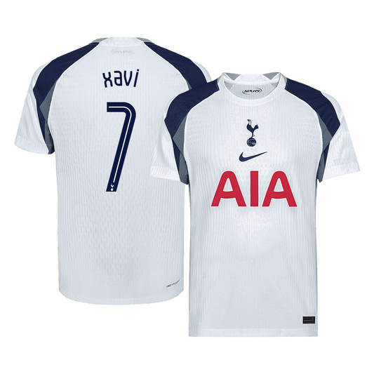 XAVI #7 Mens Tottenham Hotspur Home Jersey 2025/26 UCL - Player Version (Slim Fit)