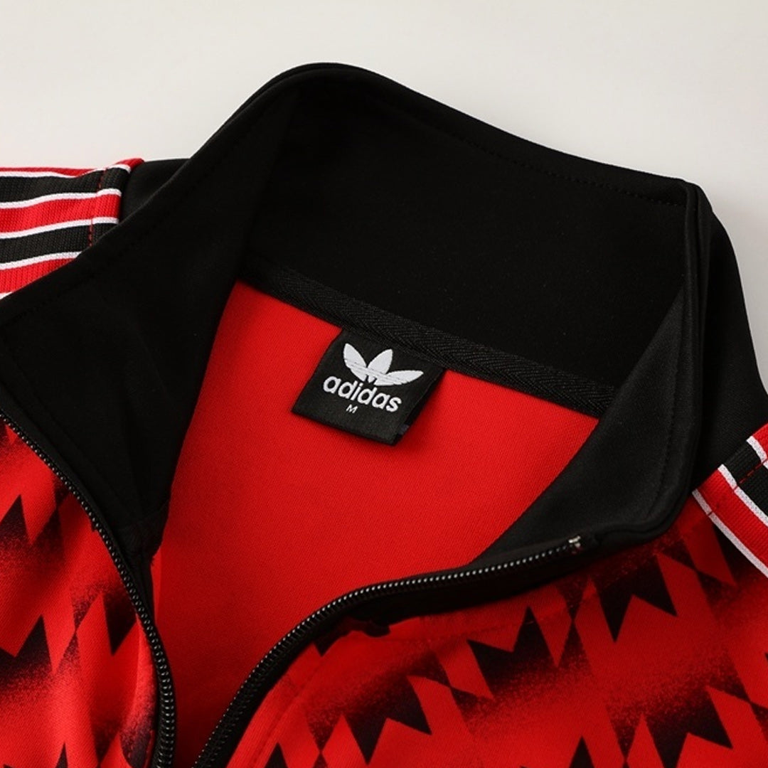Manchester United 2025/26 Red&Black Training Tracksuit Kit (Top+Pants)