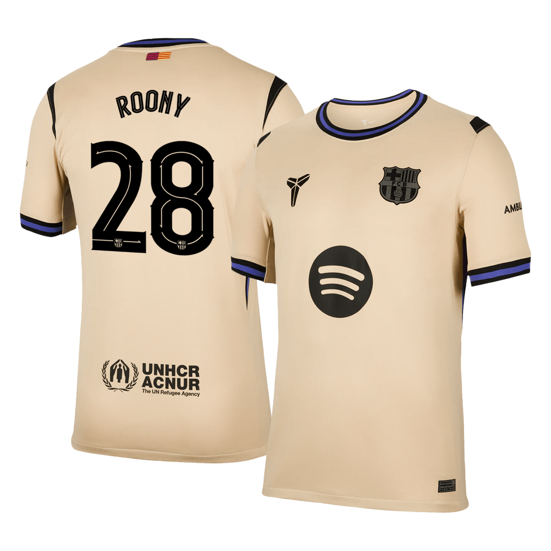 ROONY #28 Mens Barcelona Away Jersey 2025/26