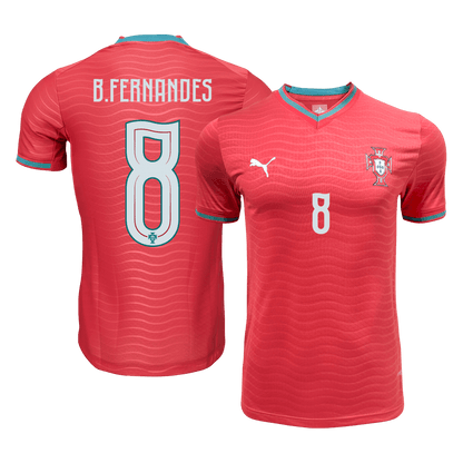B.FERNANDES #8 Mens Portugal World Cup Home Jersey 2026 - Player Version (Slim Fit)