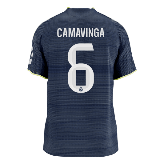 CAMAVINGA #6 Mens Real Madrid Away Jersey 2025/26 - Player Version (Slim Fit) [PREMIUM]