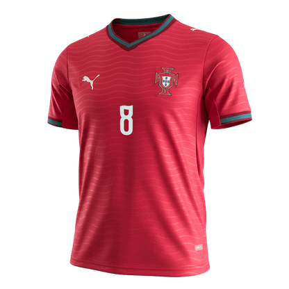 B.FERNANDES #8 Mens Portugal World Cup Home Jersey 2026