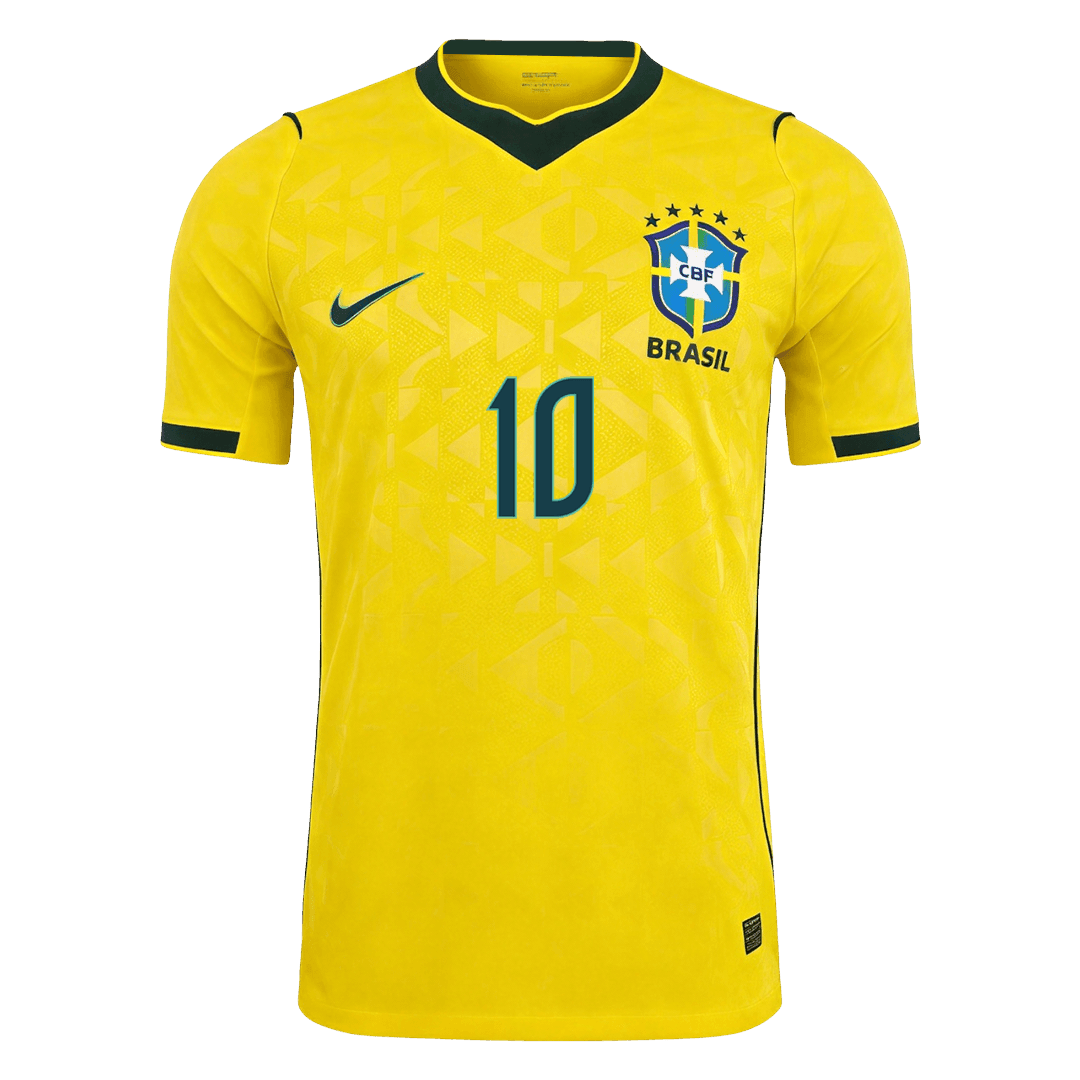 NEYMAR JR. #10 Mens Brazil World Cup Home Jersey 2026 - Player Version (Slim Fit)
