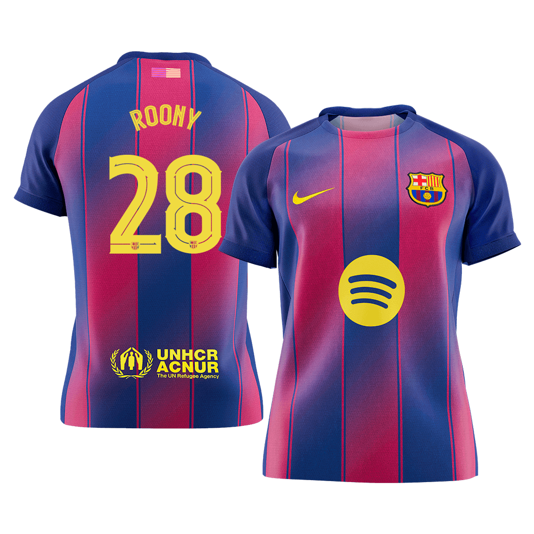 ROONY #28 Mens Barcelona Home Jersey 2025/26 - UCL
