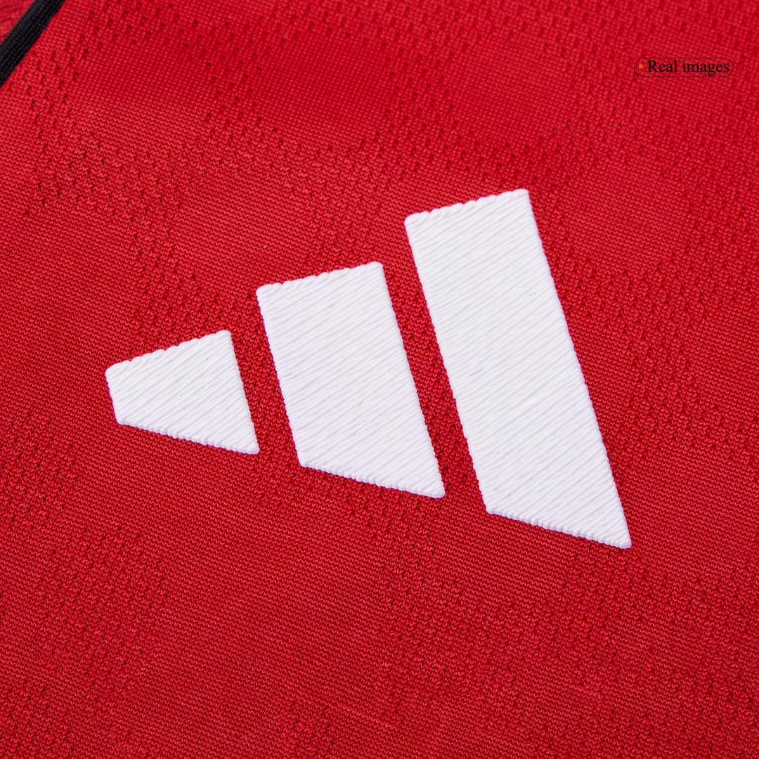 B.FERNANDES #8 Mens Manchester United Home Jersey 2025/26 - Player Version (Slim Fit)