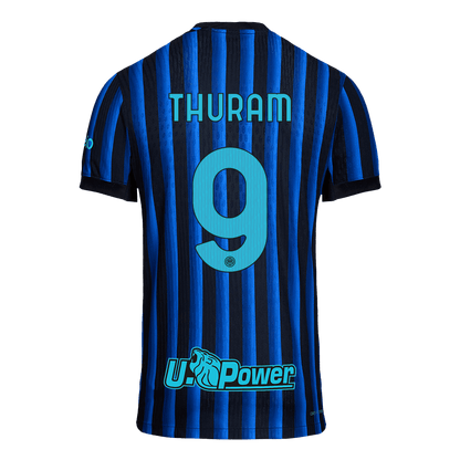 THURAM #9 Mens Inter Milan Home Jersey 2025/26 - Player Version (Slim Fit)
