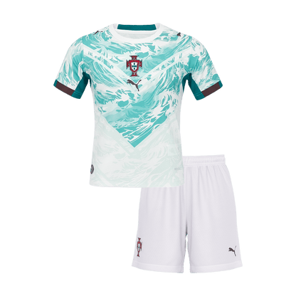 Kids Portugal World Cup Away Kit 2026