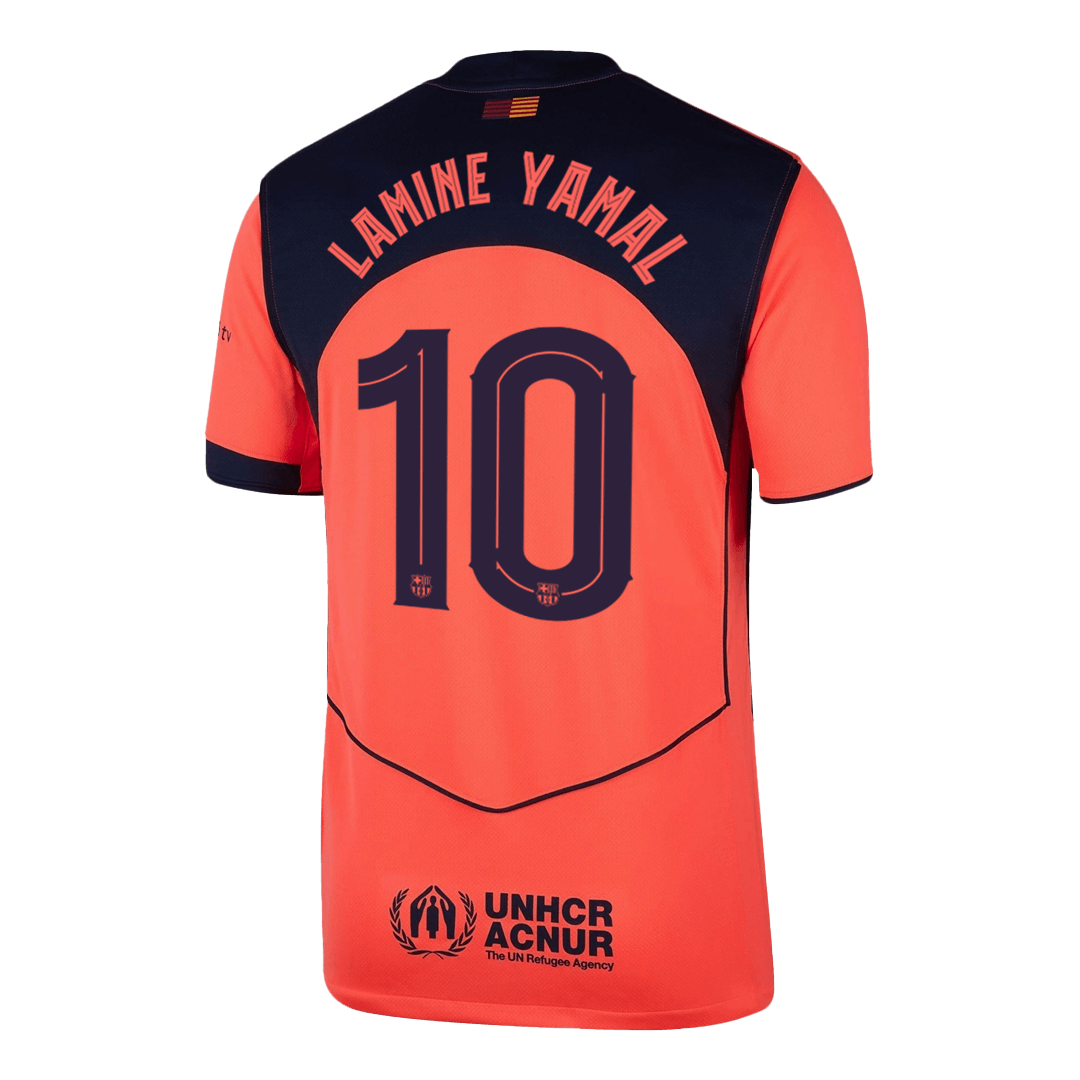 LAMINE YAMAL #10 Mens Barcelona Third Jersey 2025/26 - UCL