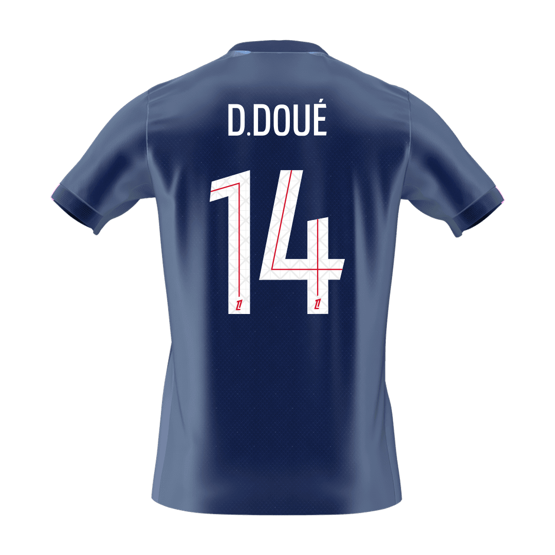 D.DOUÉ #14 Mens PSG Home Jersey 2025/26 [PREMIUM]