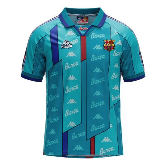Retro 1996/97 Mens Barcelona Away Jersey