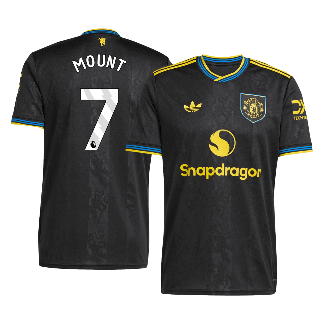 MOUNT #7 Mens Manchester United Third Jersey 2025/26