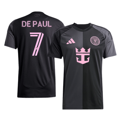 DE PAUL #7 Mens Inter Miami CF Away Jersey 2025