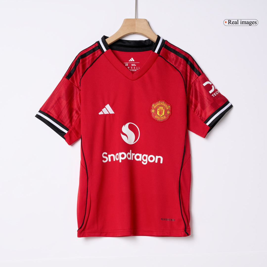 Kids Manchester United Home Full Kit 2025/26
