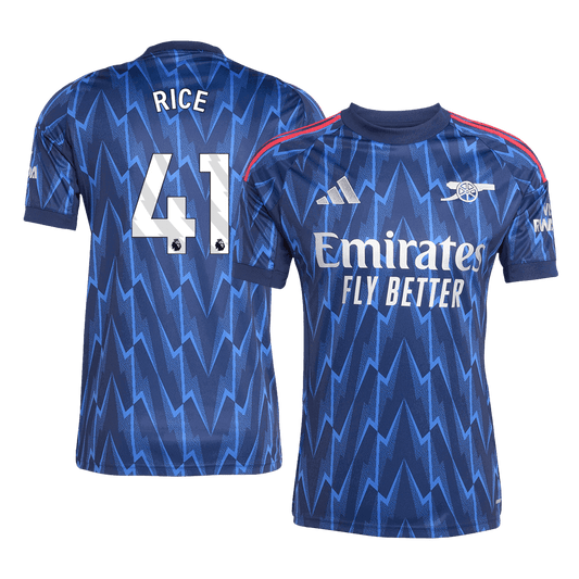 RICE #41 Mens Arsenal Away Jersey 2025/26