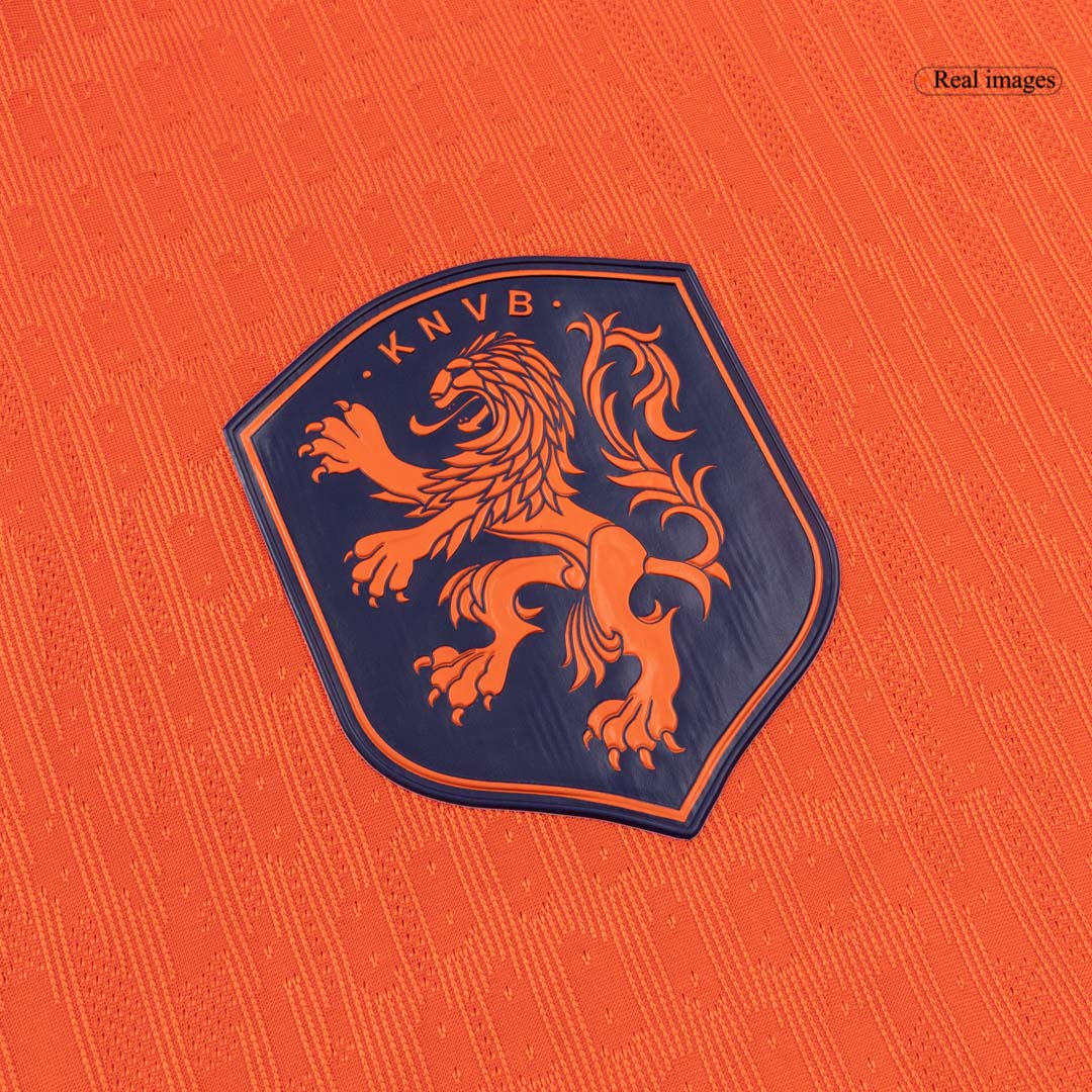 VIRGIL #4 Mens Netherlands World Cup Home Jersey 2026 - Player Version (Slim Fit)