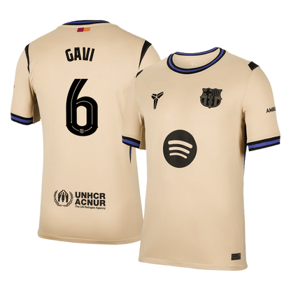 GAVI #6 Mens Barcelona Away Jersey 2025/26 - UCL