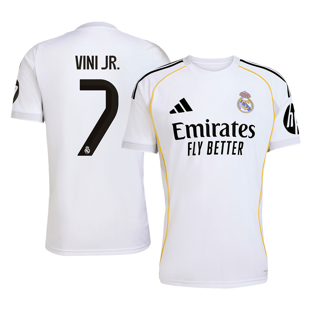 VINI JR. #7 Mens Real Madrid Home Jersey 2025/26 [PREMIUM]