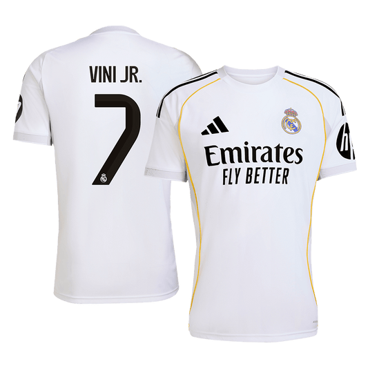 VINI JR. #7 Mens Real Madrid Home Jersey 2025/26 [PREMIUM]