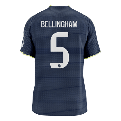 BELLINGHAM #5 Mens Real Madrid Away Jersey 2025/26 - Player Version (Slim Fit) [PREMIUM]