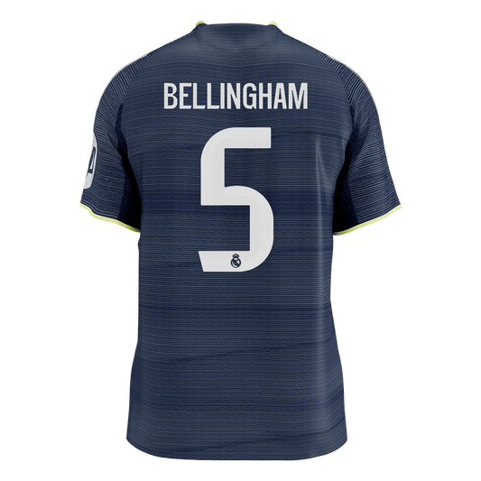 BELLINGHAM #5 Mens Real Madrid Away Jersey 2025/26 - Player Version (Slim Fit) [PREMIUM]