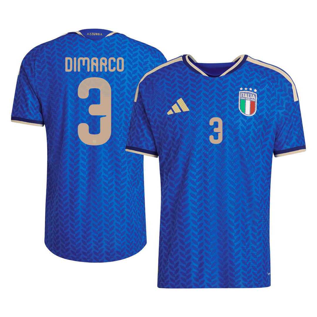 DIMARCO #3 Mens Italy World Cup Home Jersey 2026 - Player Version (Slim Fit)