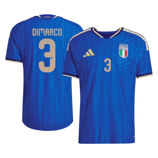 DIMARCO #3 Mens Italy World Cup Home Jersey 2026 - Player Version (Slim Fit)