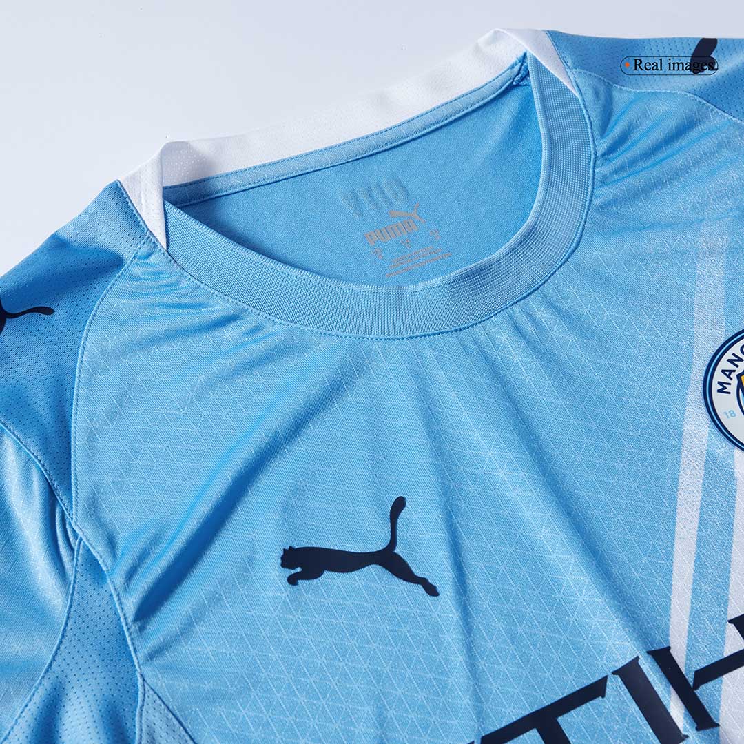 REIJNDERS #4 Mens Manchester City Home Jersey 2025/26 - Player Version (Slim Fit)