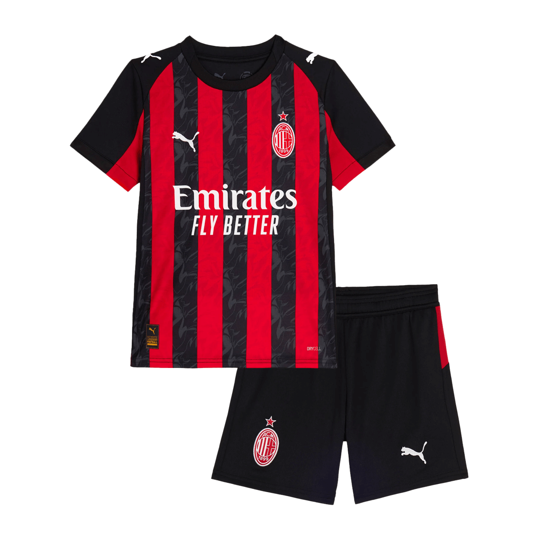 Kids AC Milan Home Kit 2025/26