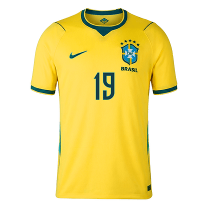 ENDRICK #19 Mens Brazil World Cup Home Jersey 2026