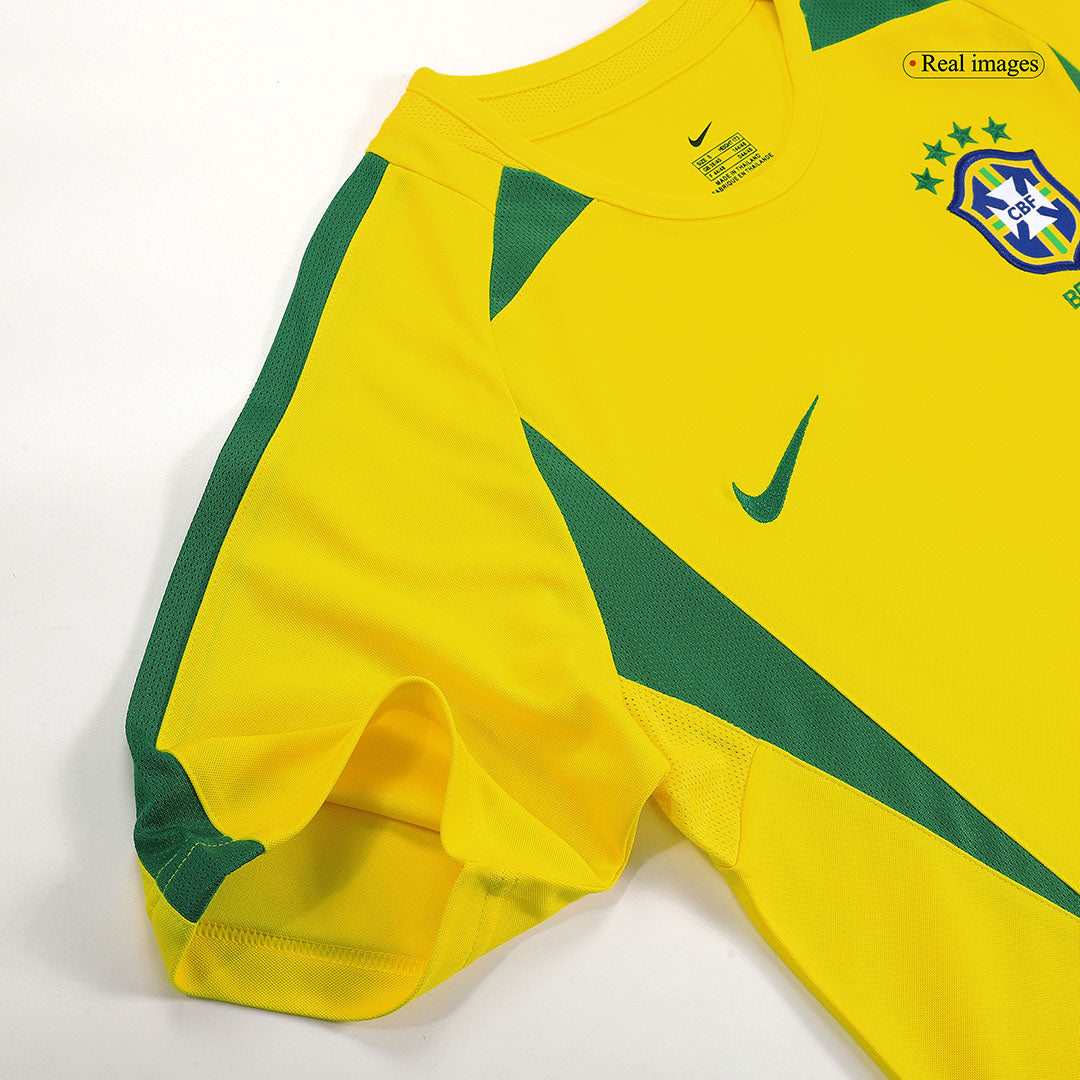 Retro CAFU #2 2002/03 Mens Brazil Home Jersey