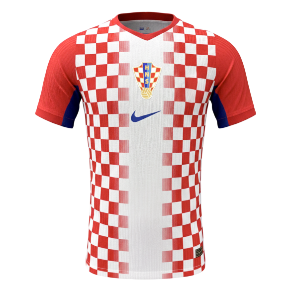 Mens Croatia World Cup Home Jersey 2026 - Player Version (Slim Fit)