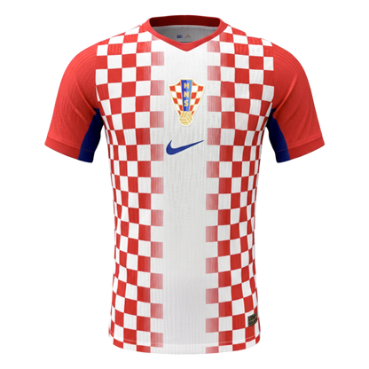 Mens Croatia World Cup Home Jersey 2026 - Player Version (Slim Fit)
