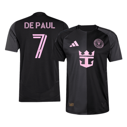 DE PAUL #7 Mens Inter Miami CF Away Jersey 2025 - Player Version (Slim Fit)