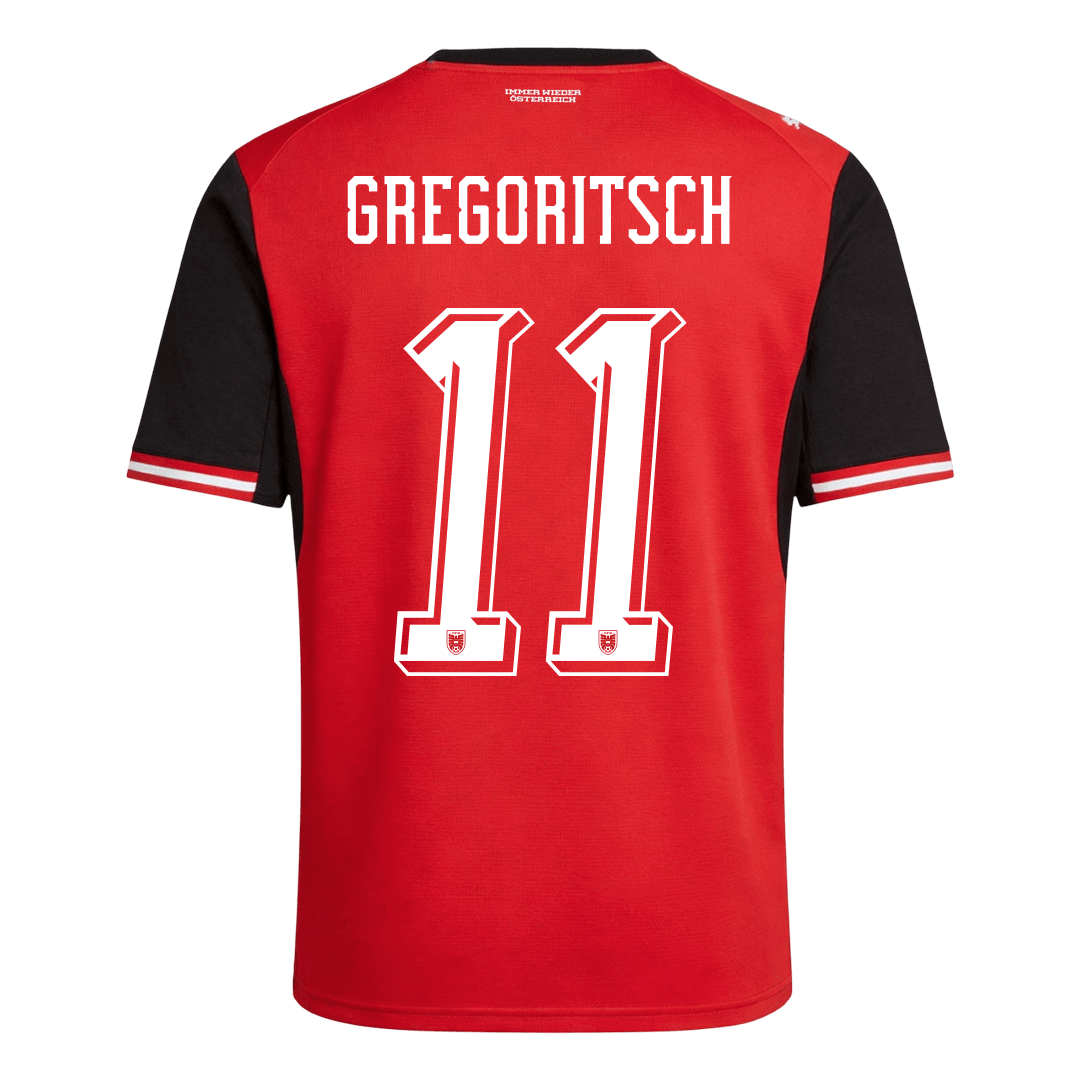 GREGORITSCH #11 Mens Austria World Cup Home Jersey 2026