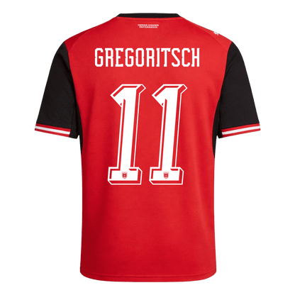 GREGORITSCH #11 Mens Austria World Cup Home Jersey 2026