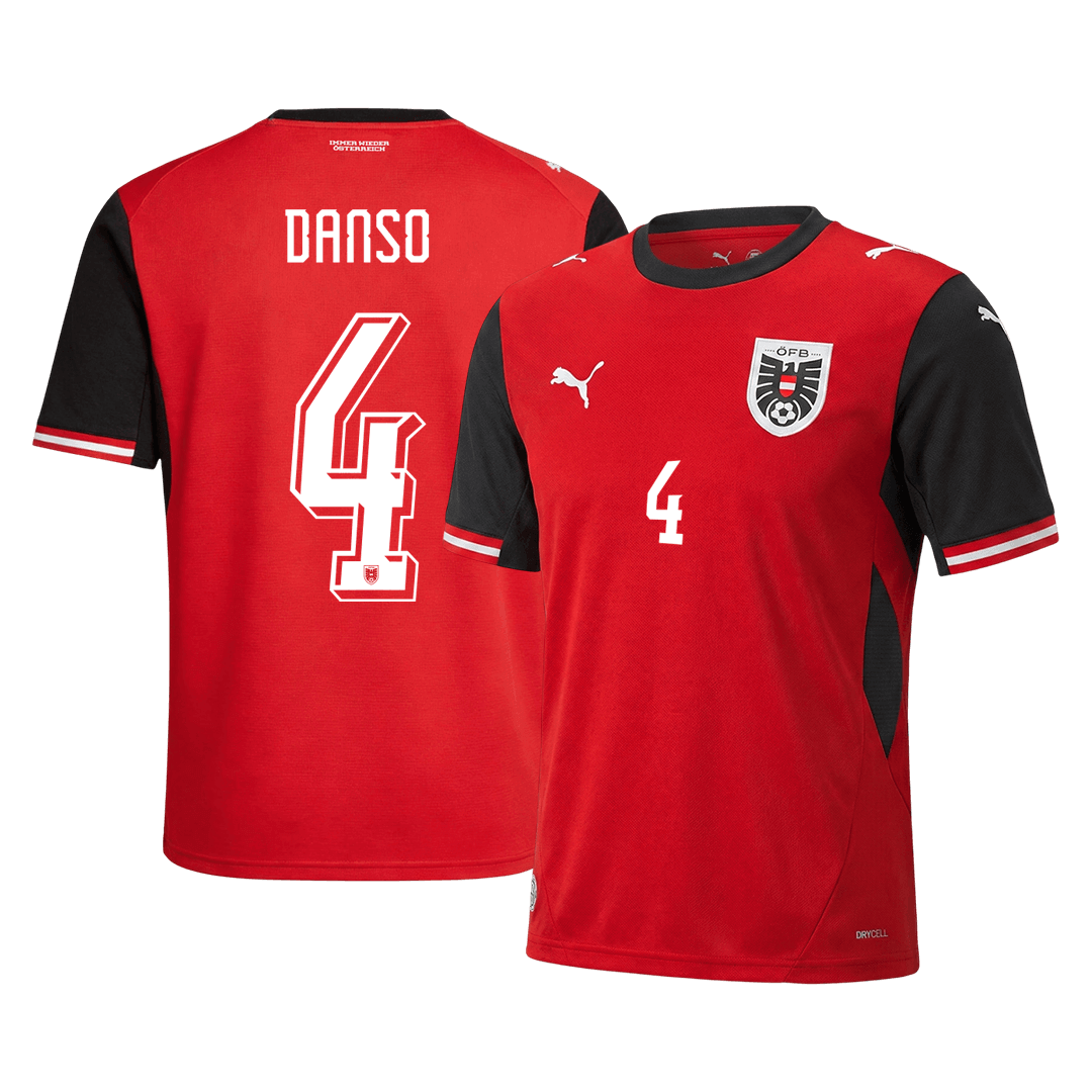 DANSO #4 Mens Austria World Cup Home Jersey 2026