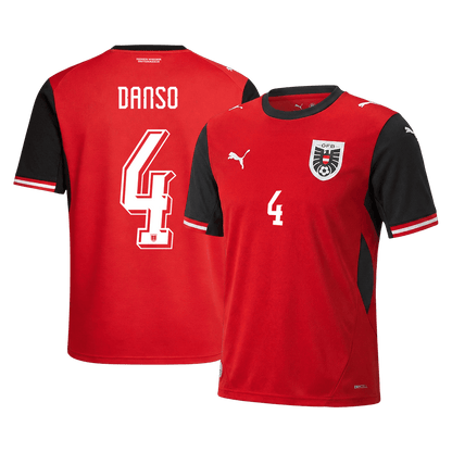 DANSO #4 Mens Austria World Cup Home Jersey 2026