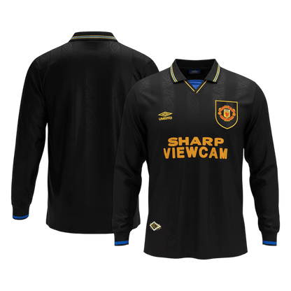 Retro 1993/94 Mens Manchester United Away Long Sleeve Jersey