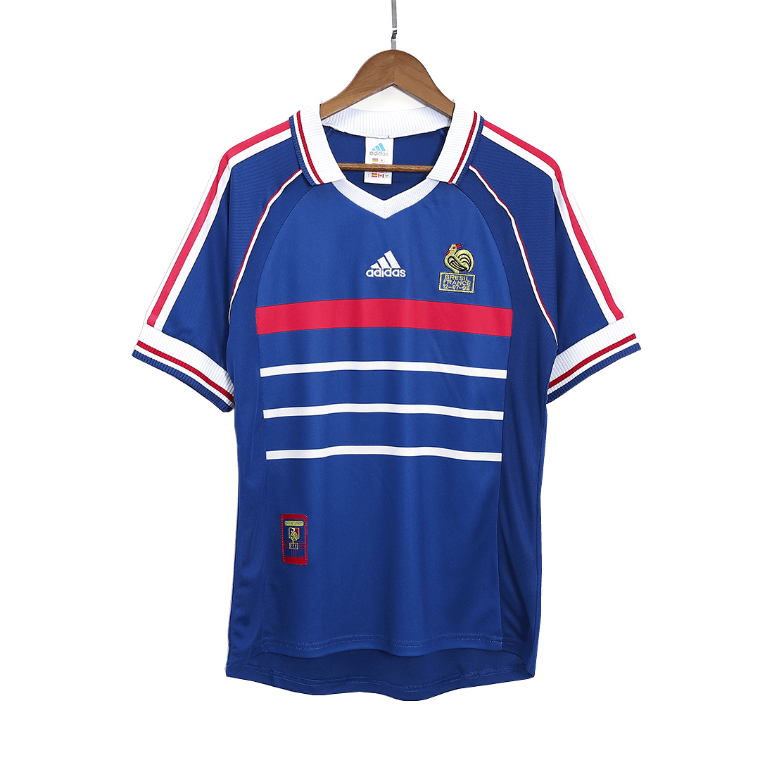 Retro 1998 Mens France Home Jersey