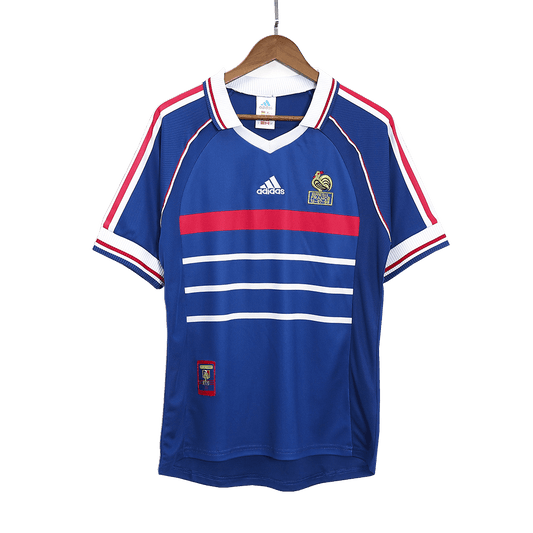 Retro 1998 Mens France Home Jersey
