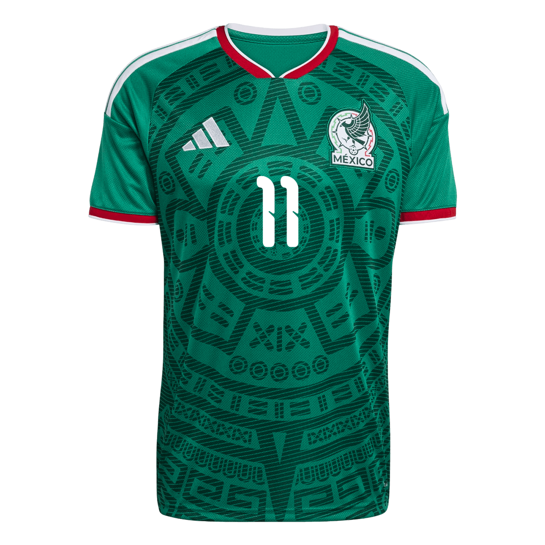 S.GIMENEZ #11 Mens Mexico World Cup Home Jersey 2026